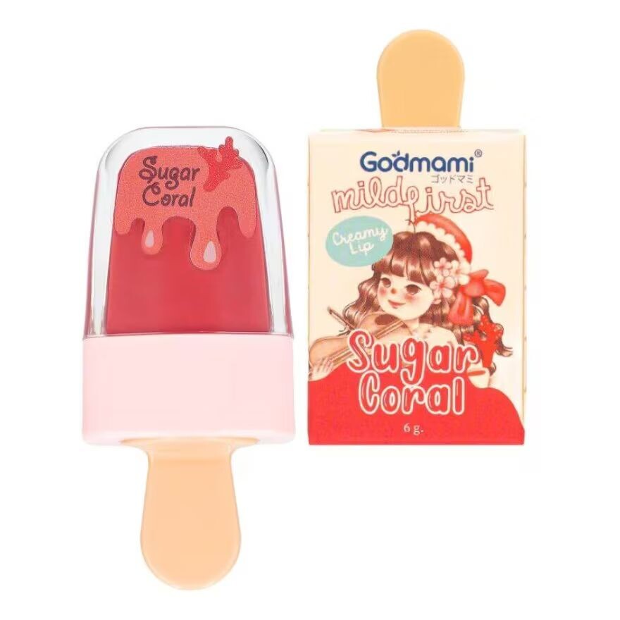 

Godmami Mild First Creammy Lip 6г. 06 Сахарный Коралл, Sugar Coral