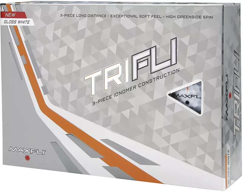 

Мячи для гольфа Maxfli 2021 TriFli, белый