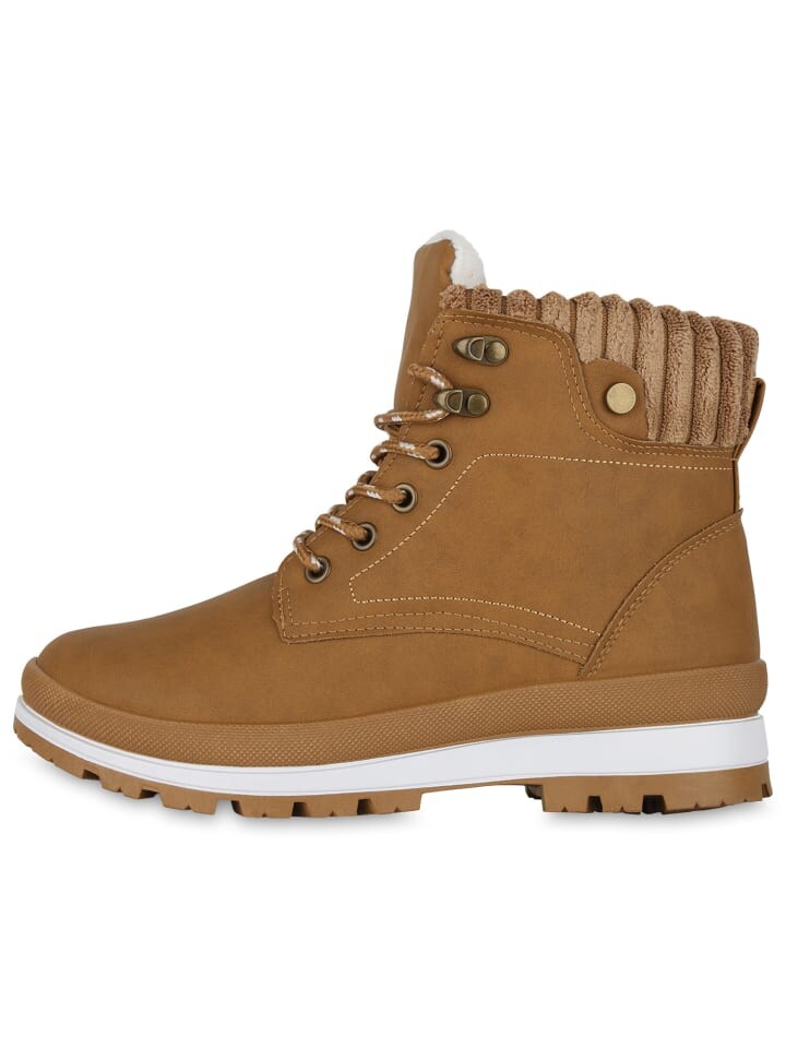Ботильоны VAN HILL Worker Boots Amelia, светло-коричневый — фото 2