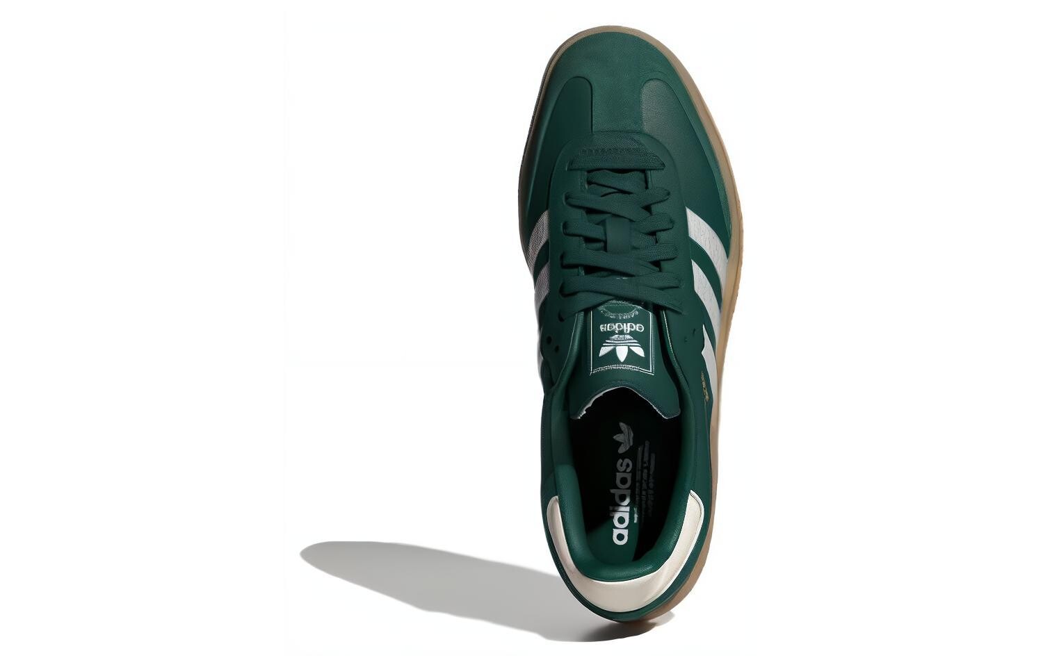 Женские кроссовки для скейтбординга adidas originals Samba, Зеленый — фото 4