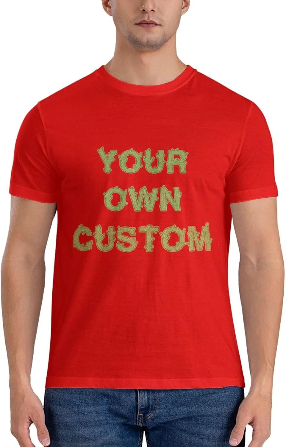 Футболка Custom с принтом спереди и сзади