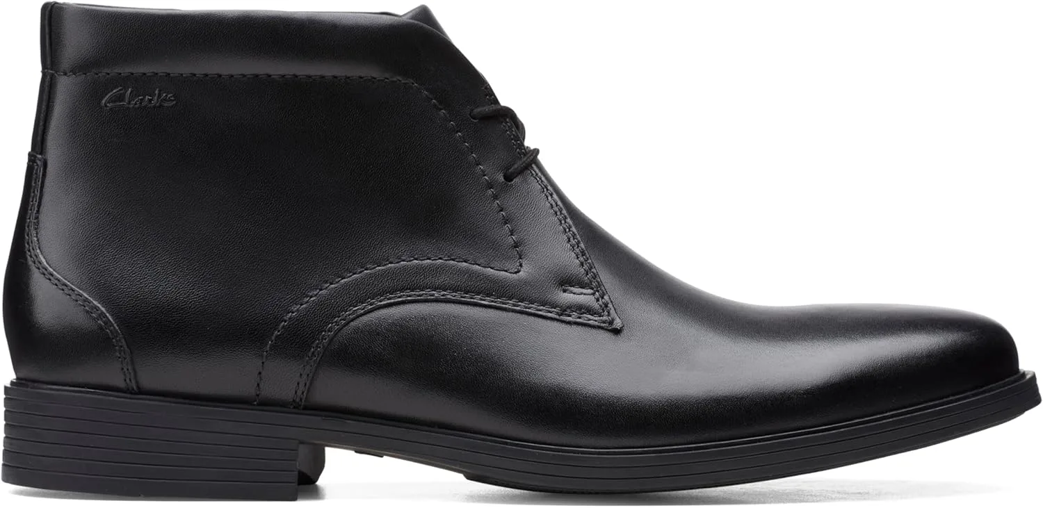 Мужские классические ботинки Clarks Whiddon имеют среднюю длину, черный — фото 3