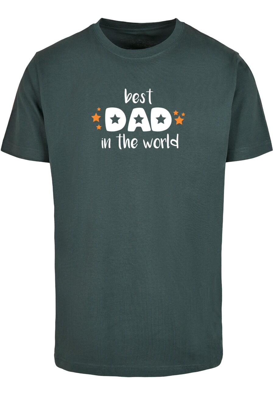 

Рубашка Merchcode Fathers Day - Best Dad In The World, цвет Fir