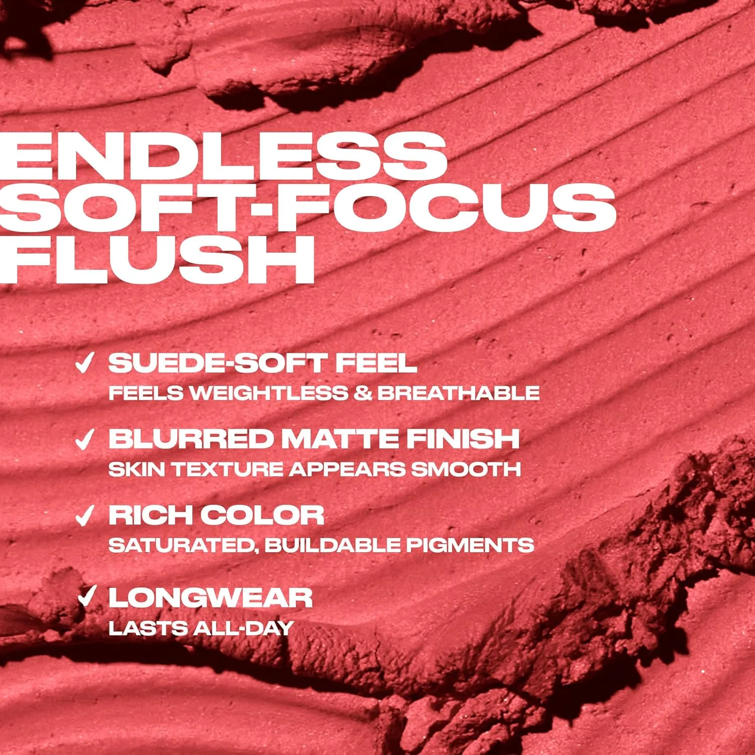 Urban Decay Face Bond Long-Lasting Blush Suede, стойкий матовый румянец с размывающим эффектом, водостойкий, устойчивый к поту, на весь день, некомедогенный, веганский - 6 г, Situationship (brick terracotta red) — фото 3
