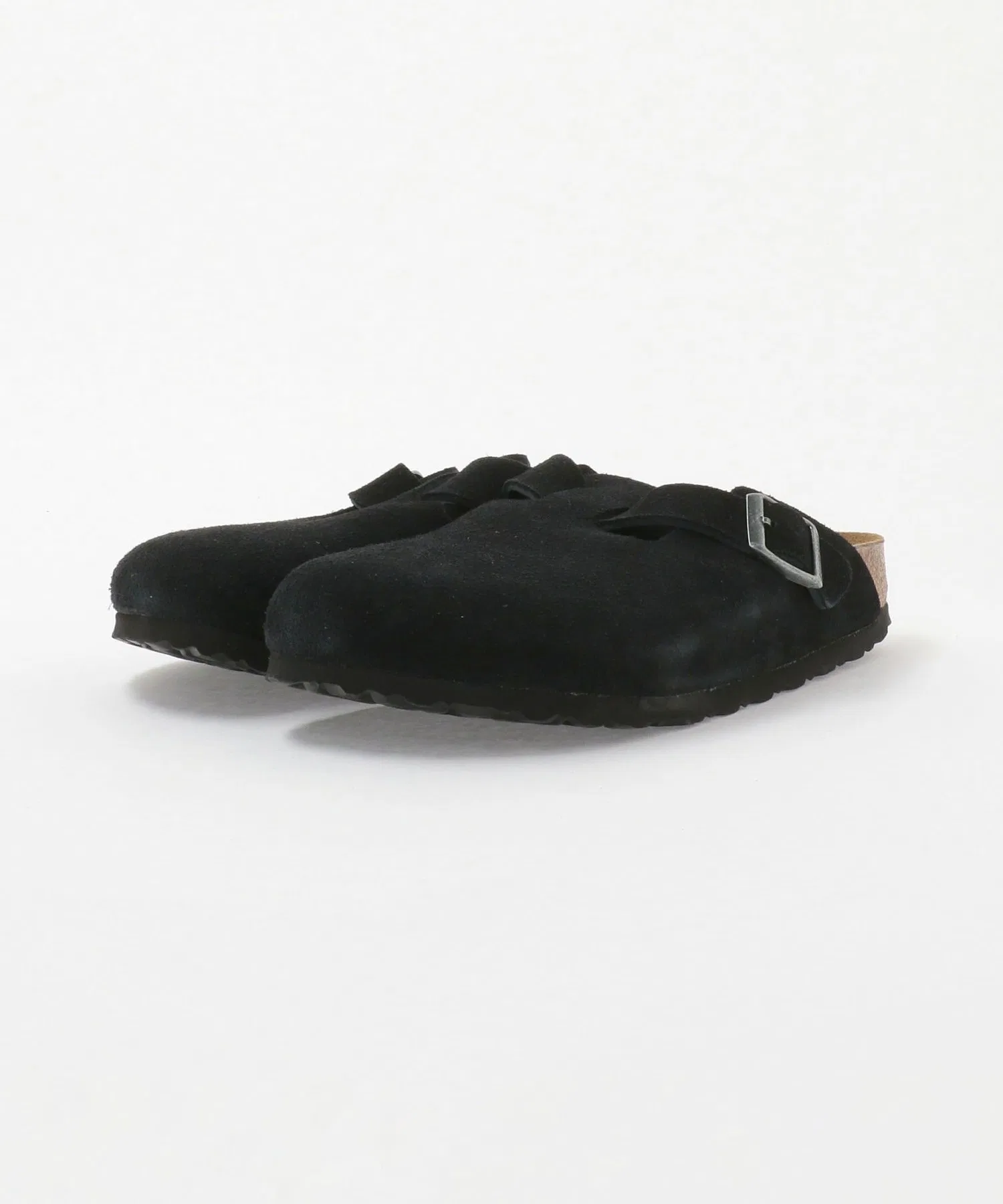 Мужские замшевые сандалии Birkenstock Boston коричневые — фото 2