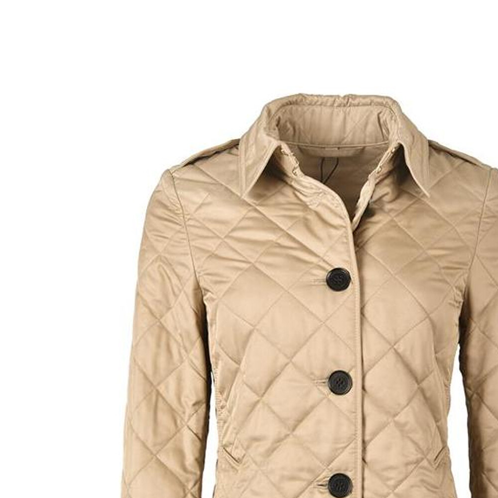 Куртка женская Burberry Diamond, песочный — фото 3
