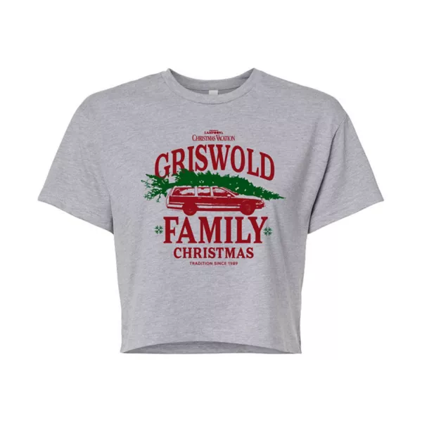 

Футболка с изображением Грисволда из национального рождественского памфлета «Юниоры» Licensed Character, серый