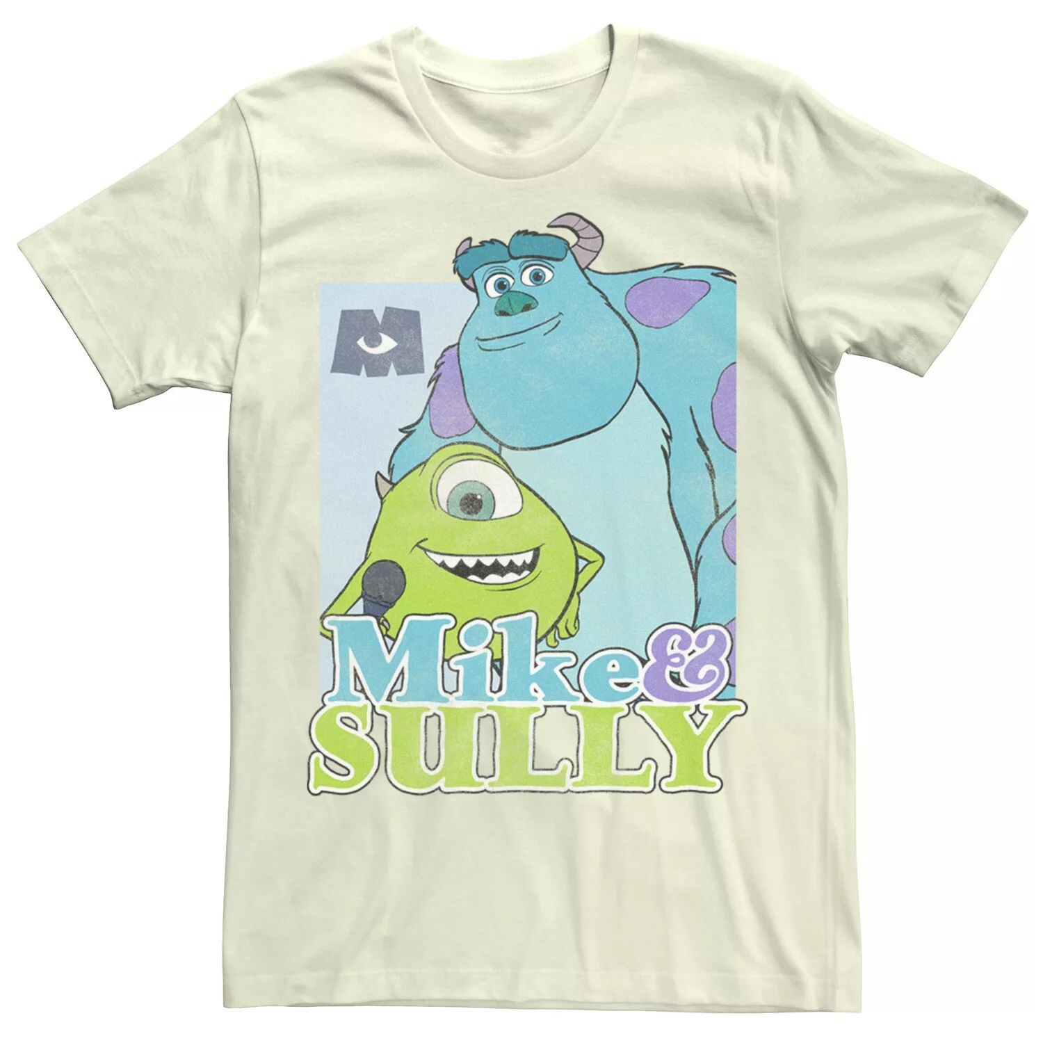 

Мужская футболка Disney/Pixar Monsters At Work Mike and Sully Work Buddies Licensed Character