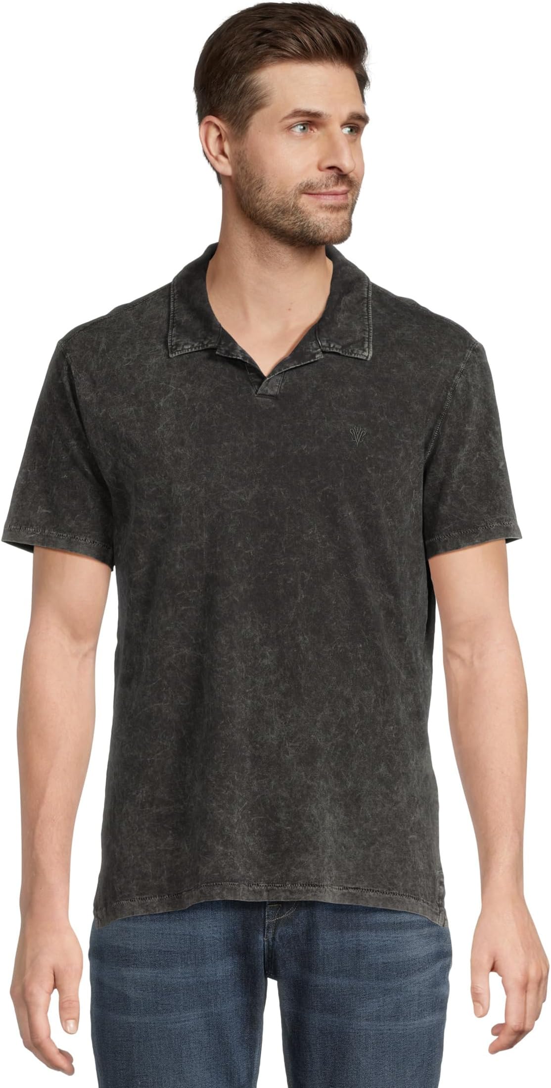 

Поло John Varvatos Carsten Polo K7019W25, цвет Seaweed