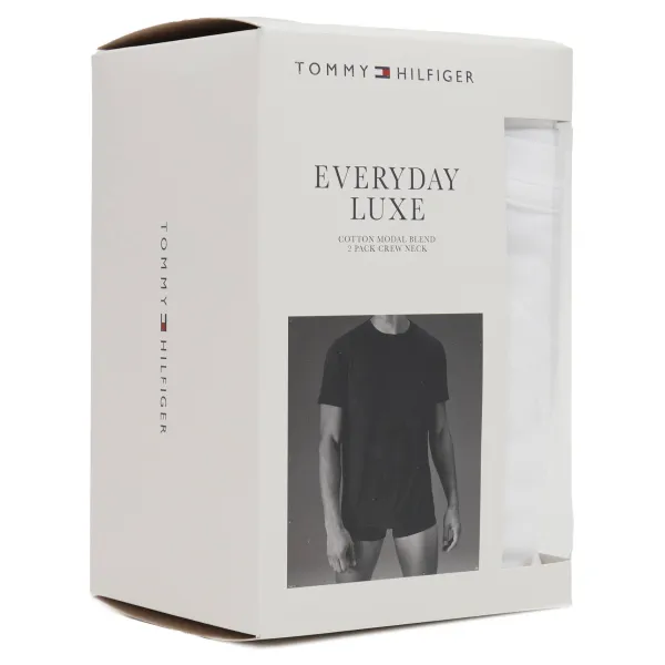 Комплект из 2 футболок стандартного кроя из 2 пар предметов из материала S/S Tommy Hilfiger, белый — фото 4