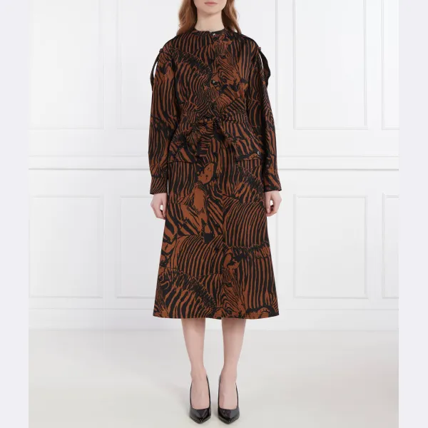 

Платье с поясом Max Mara, коричневый