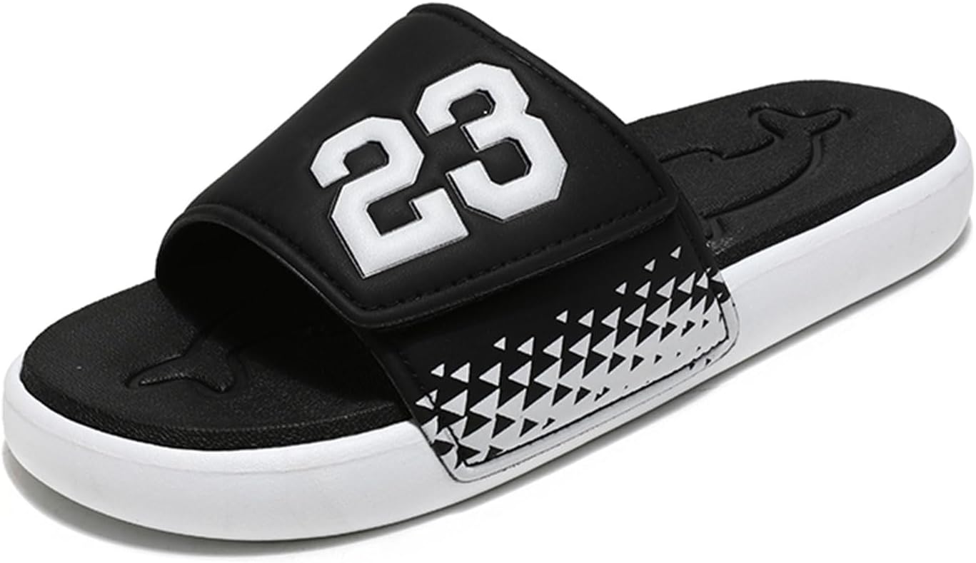 

Мужские спортивные шлепанцы DREAM LAKE, гибкая подошва, повседневные пляжные шлепанцы, белый/черный