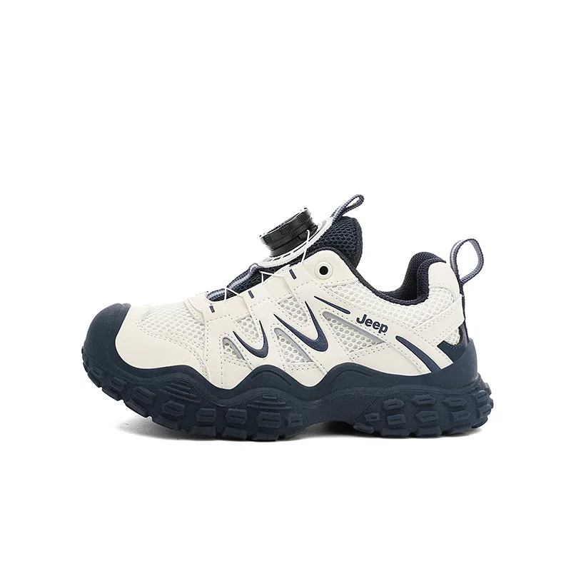 Детские кроссовки беговые Jeep Explorer 2.0 Anti Kick Cushioning Breathable Low top Tranquil Domain Dual Network