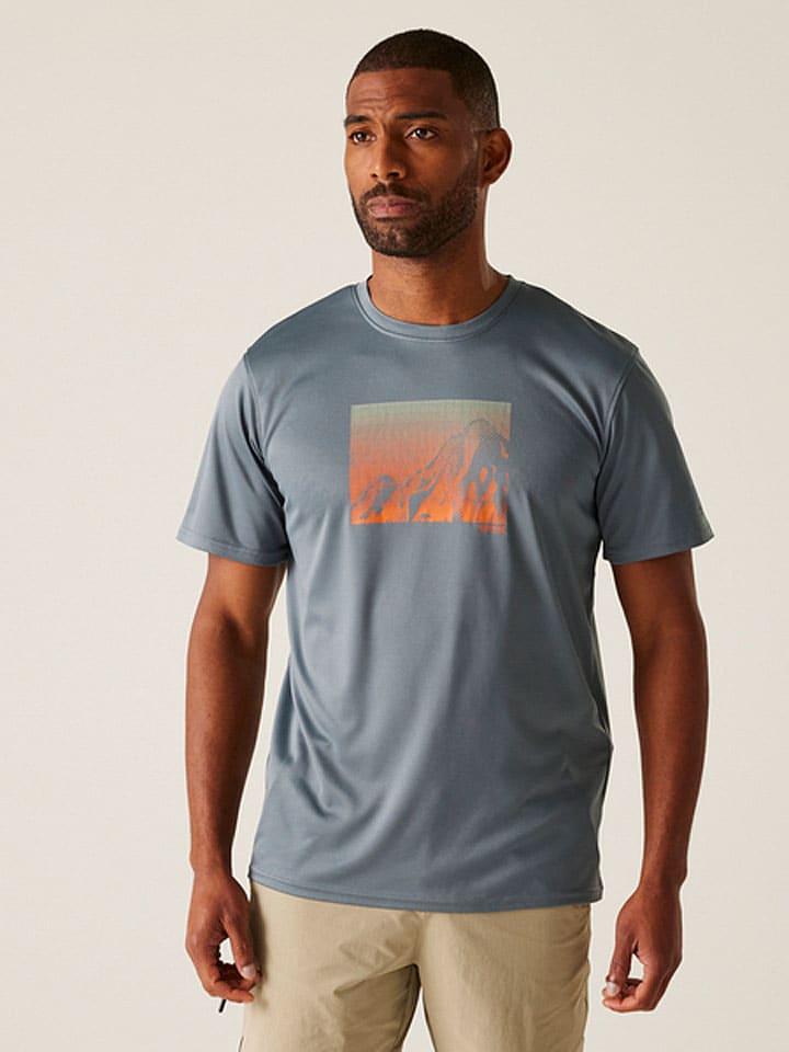 

Regatta Беговая футболка "Fingal IX" синего цвета