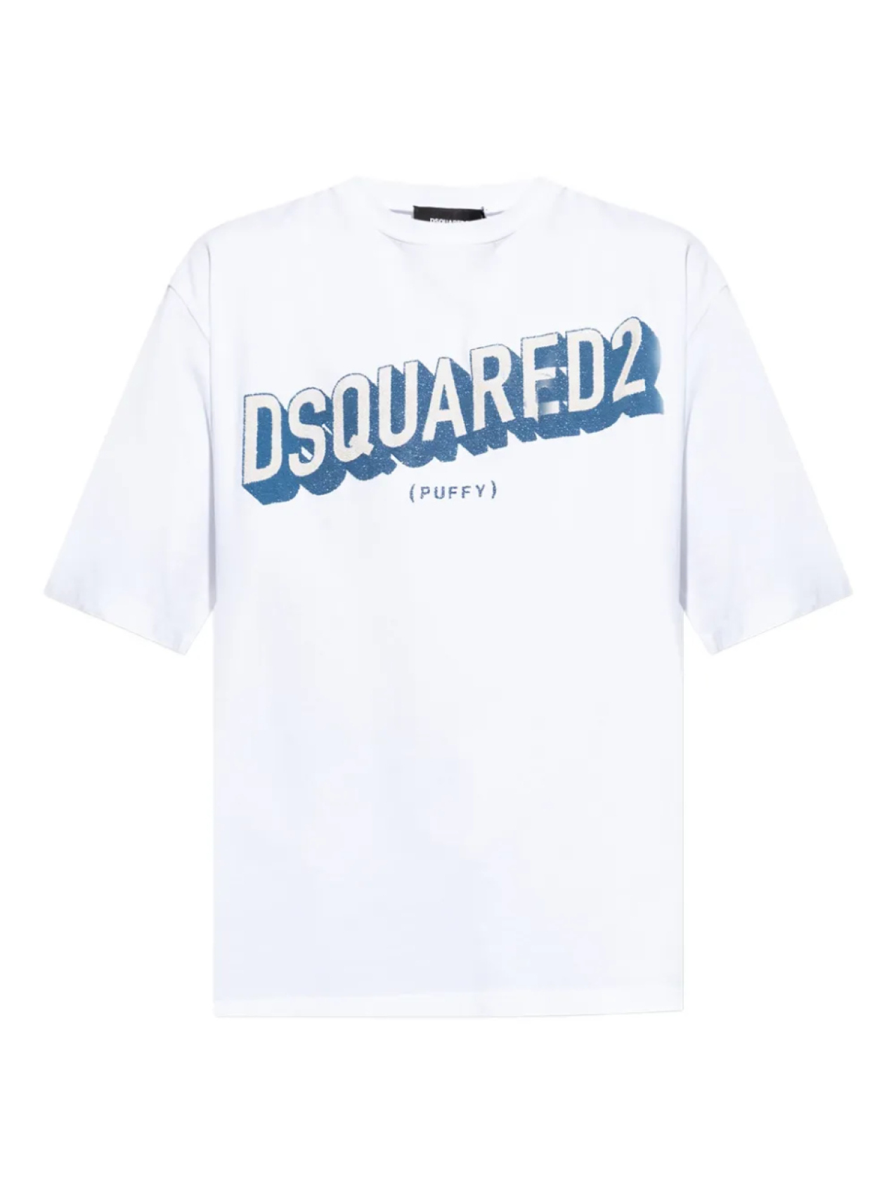 

Футболка оверсайз с графическим логотипом DSQUARED2, белый