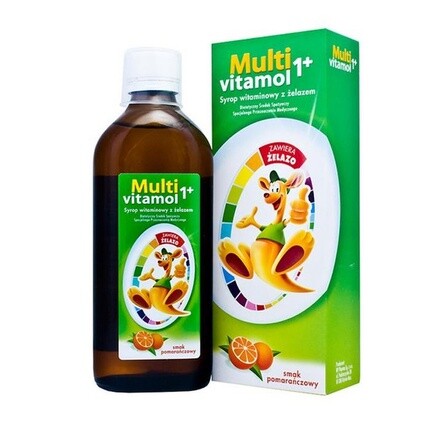 

Полный поливитаминный сироп с железом для детей от 1 года - 250 мл Nutrikids