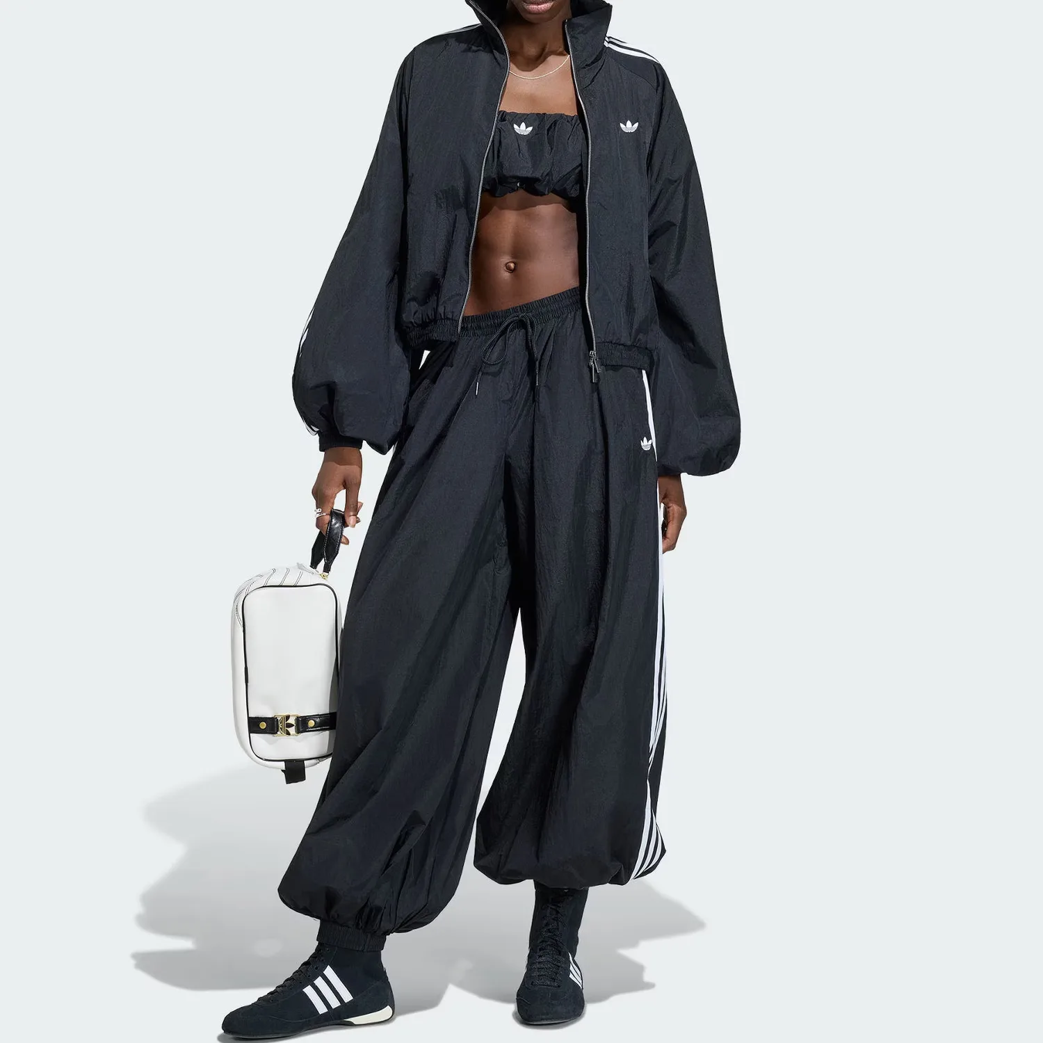 ADILENIUM 5.0 Брюки-балоны повседневные женские Adidas Originals, черный — фото 3