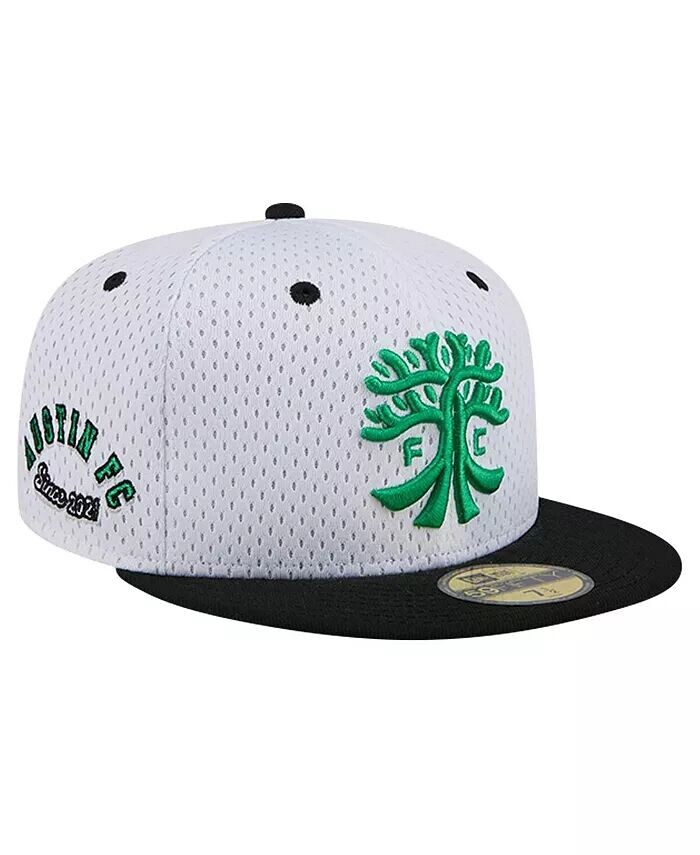 

Мужская серая кепка Austin FC Throwback Mesh 59FIFTY New Era, белый