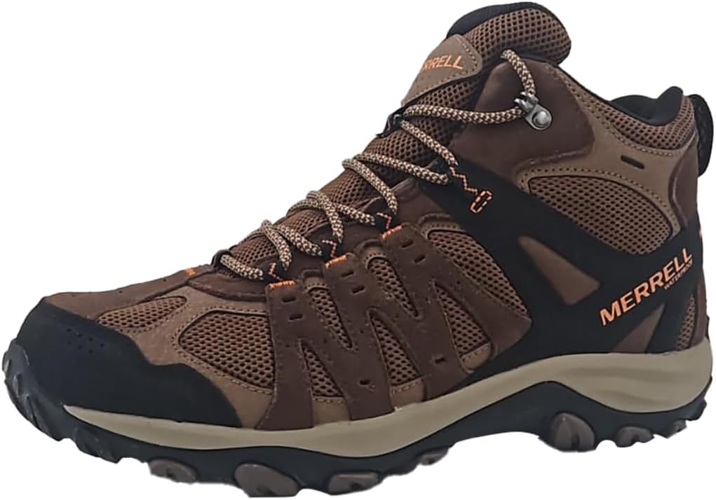

Мужские кроссовки Merrell Accentor 3 Mid - текстильная подкладка - круглый носок - шнуровка - высокие, коричневый