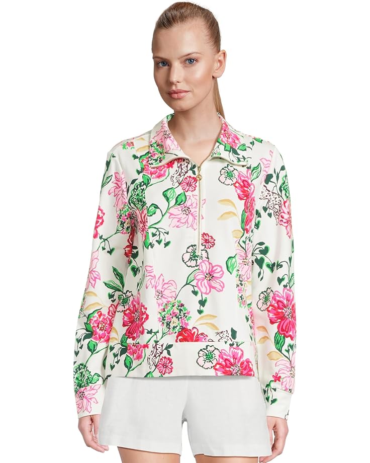 

Свитер Lilly Pulitzer Eleni Upf 50+ Pullover, цвет Coconut Safari Sanctuary