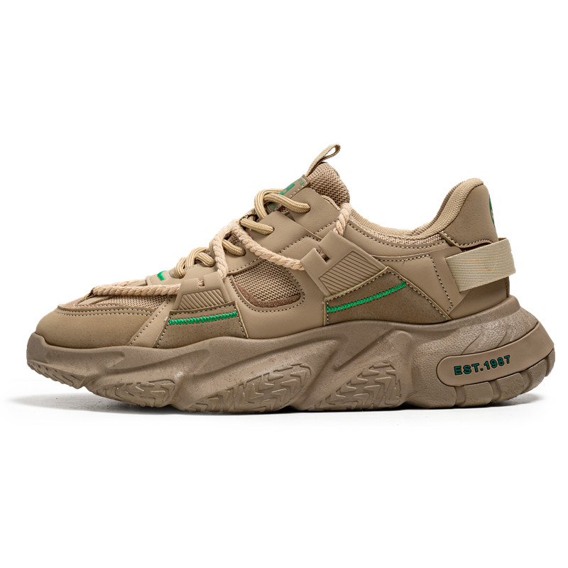

Dao Tu Sen Массивные кроссовки мужские Khaki-(BK2085) Apple, цвет Khaki-(BK2085) Apple