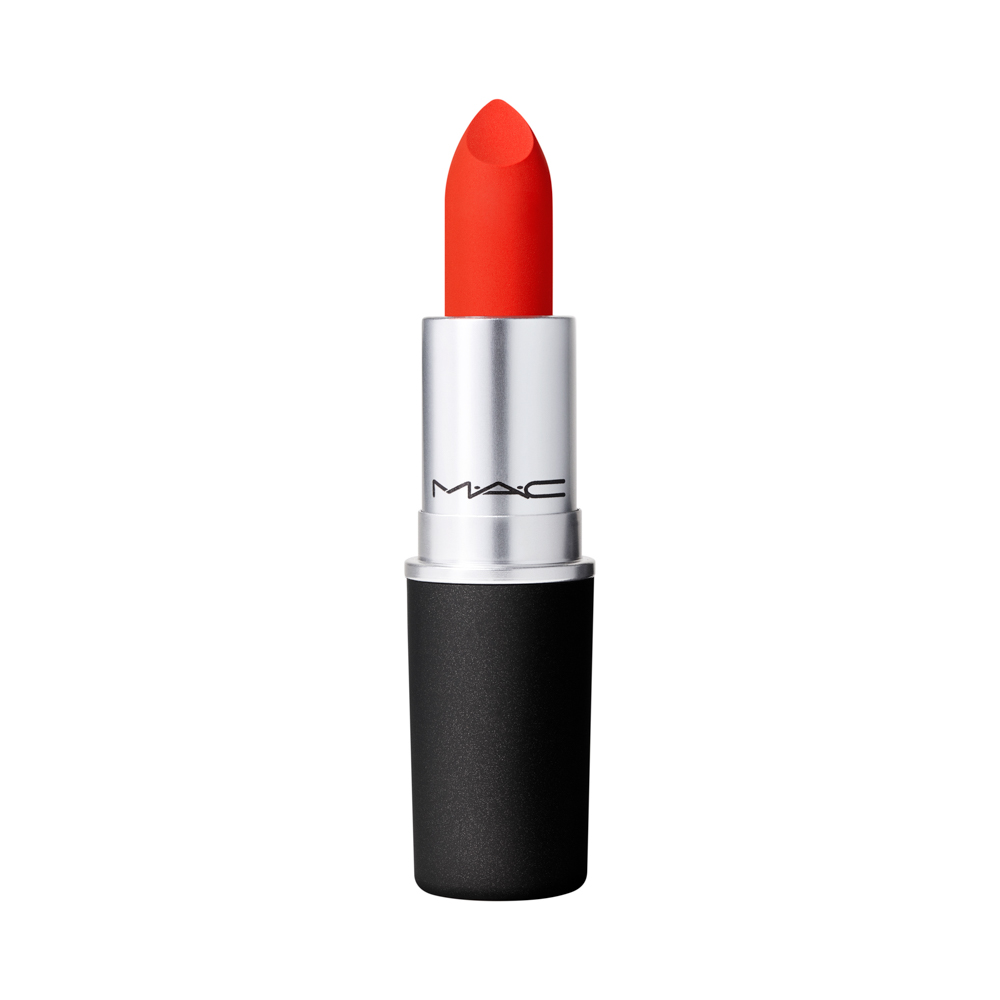 

Матовые помады powder kiss lipstick Mac, цвет style shocked!, вес 3 гр.