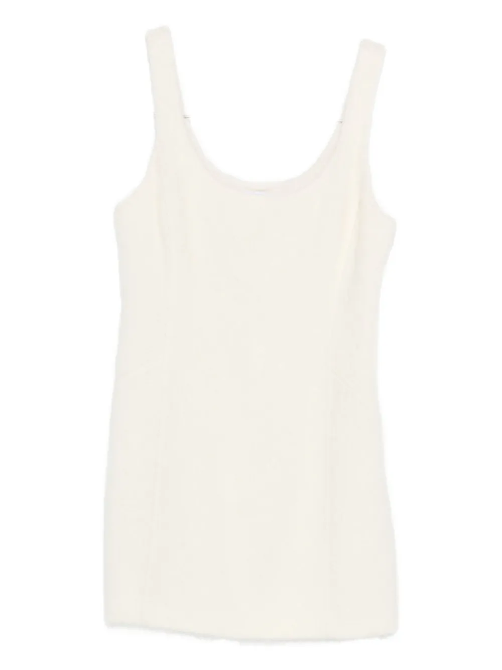 

Мини-платье из смеси шерсти Patrizia Pepe, белый