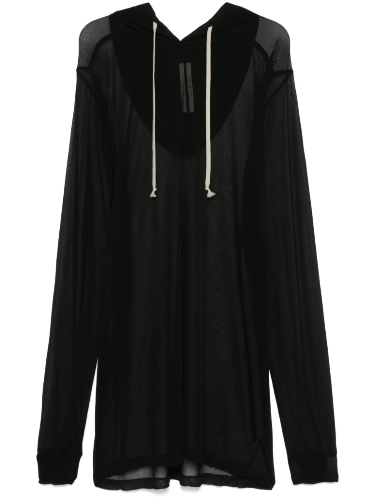 

Rick Owens полупрозрачное худи, черный