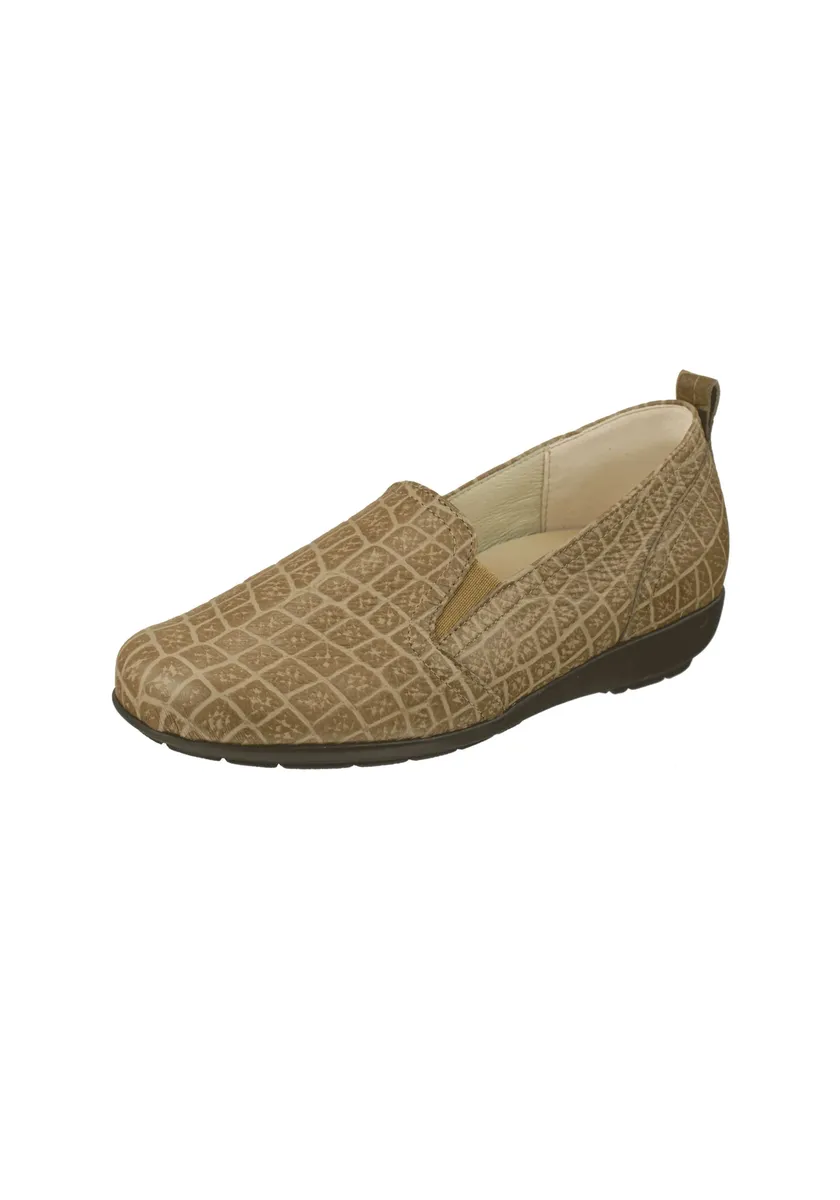 Натуральные тапочки для ног "Clea" из мягкой оленьей кожи Natural Feet, коричневый