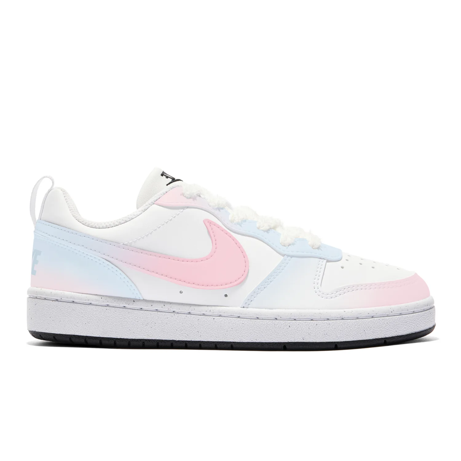 Кроссовки для скейтбординга Court Borough с противоскользящей подошвой Nike, Pink Blue Shopping Bag — фото 4