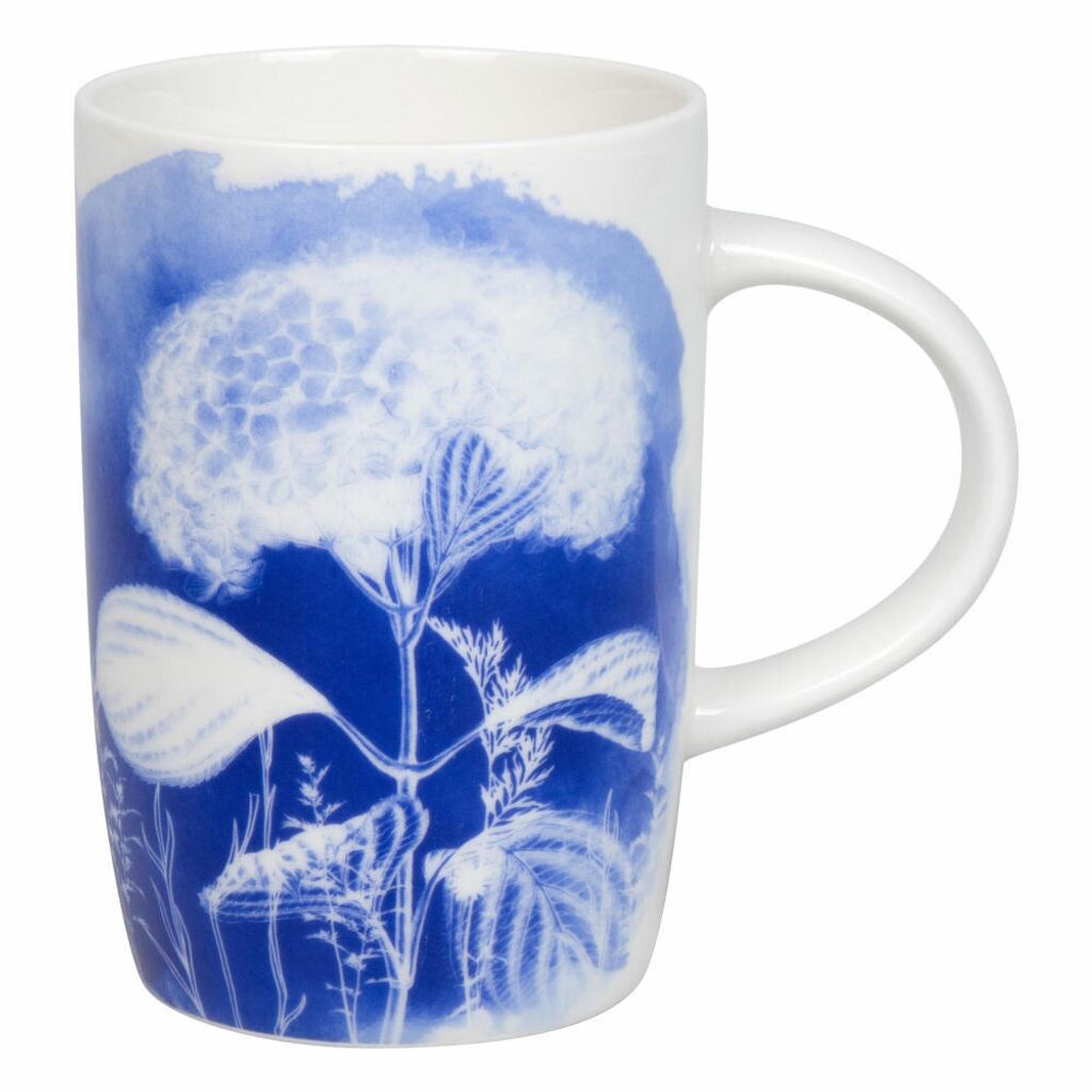 

Кружка Könitz Cyan Blue Hydrangea, чашка, New Bone China, синяя, 540 мл, 11 7 269 2812 Könitz Porzellan