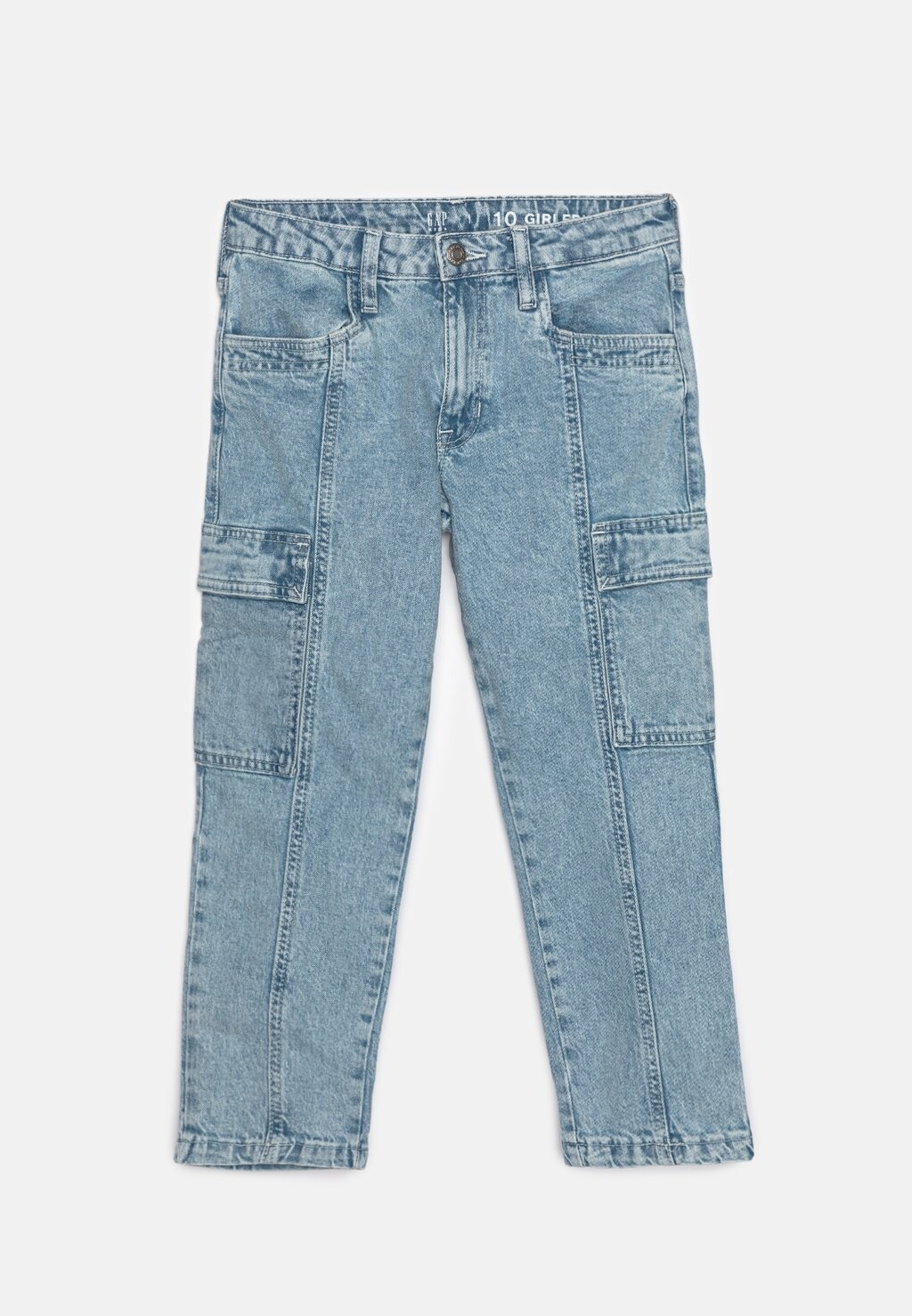 

Джинсы Baggy Girls GAP, цвет blue denim