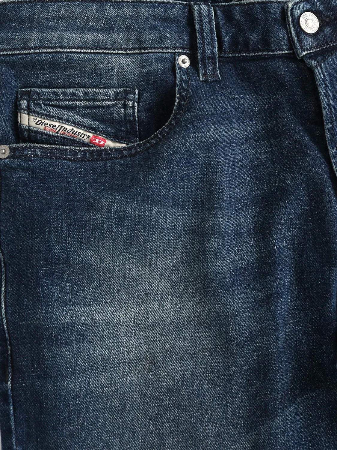 Джинсы Diesel Regular Jeans Straight SAFADO-X темно-синего цвета — фото 4
