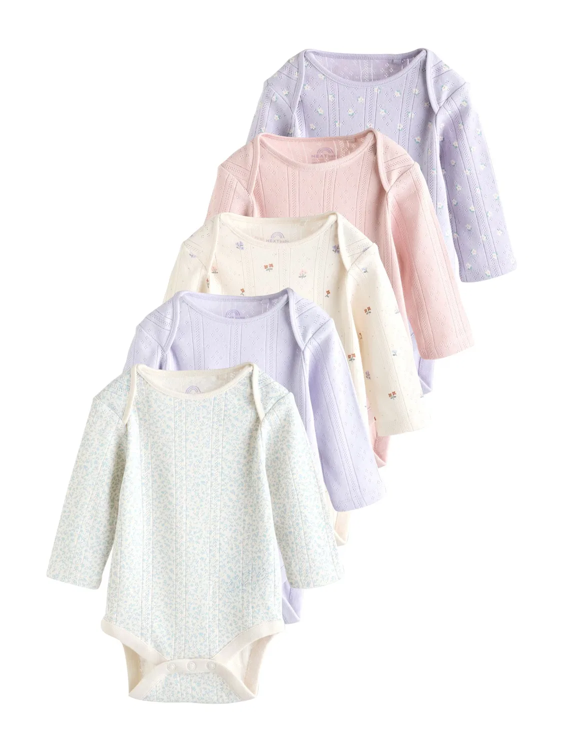 Комбинезон/Боди Next, Beige/Pastel Purple/Pastel Pink