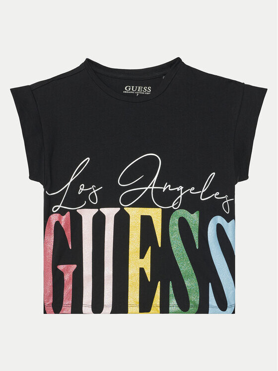 

Футболка свободного покроя Guess, черный