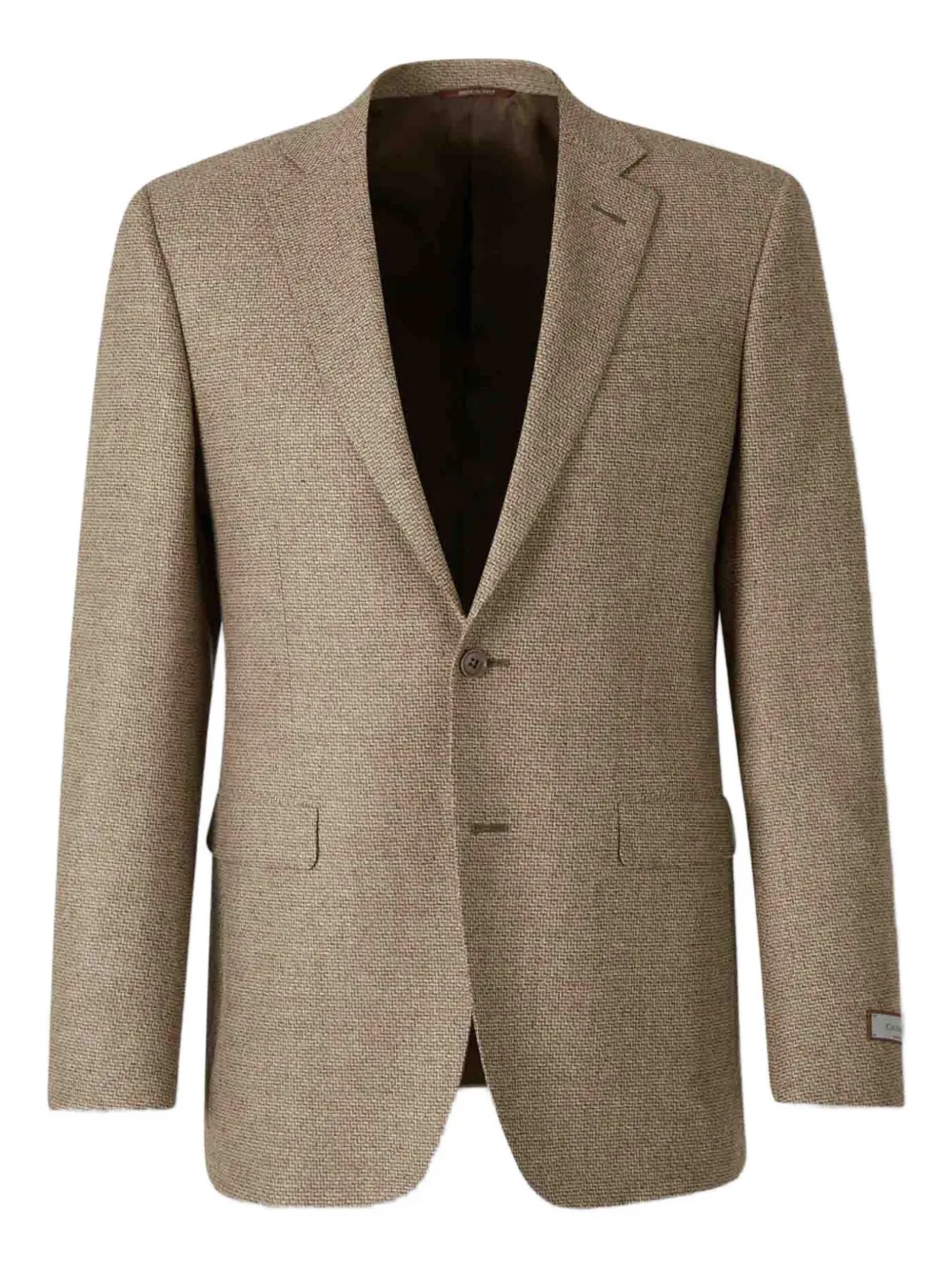 

Однобортный пиджак Canali, коричневый