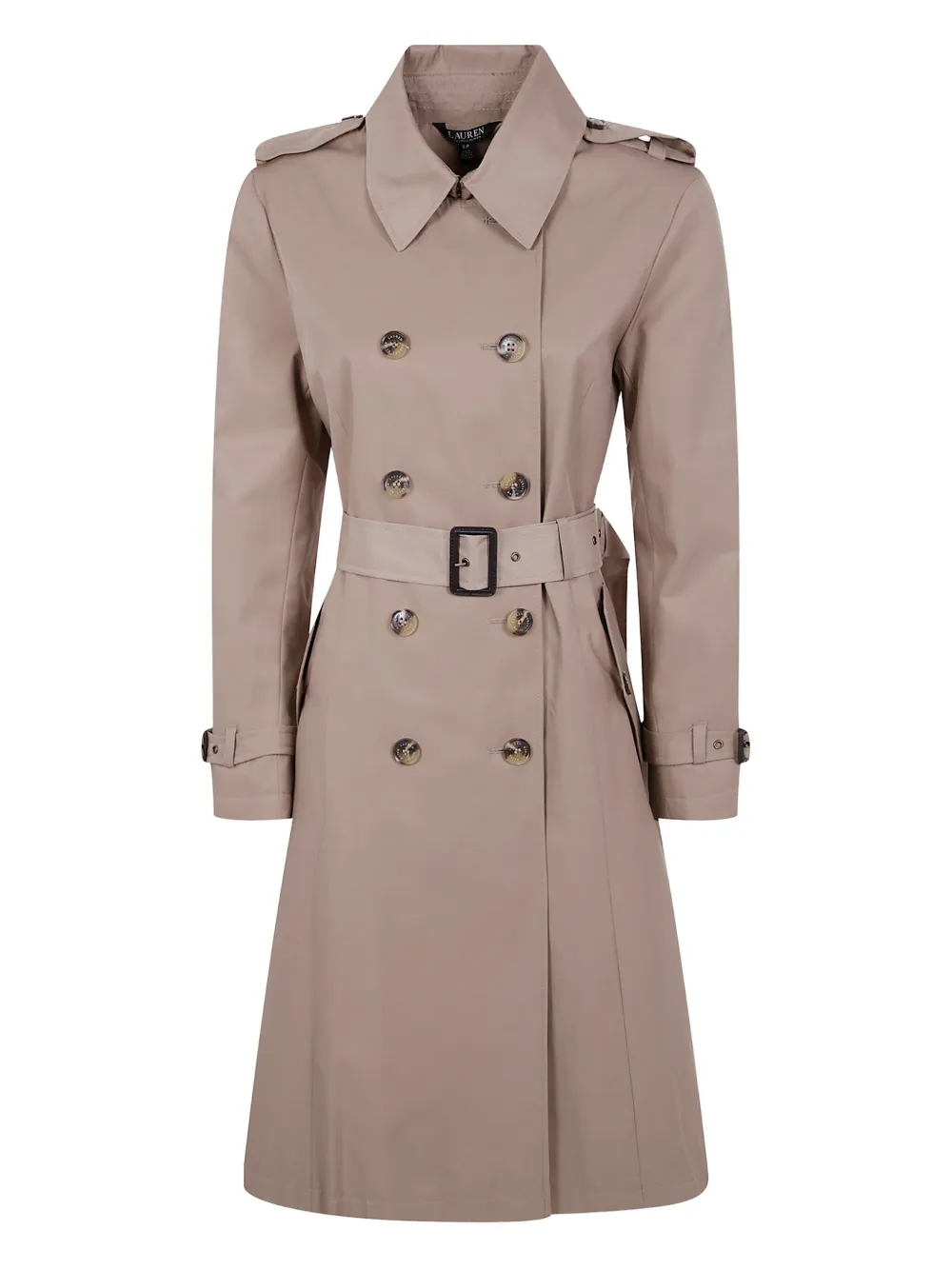 

Тренч с поясом Lauren Ralph Lauren, нейтральный