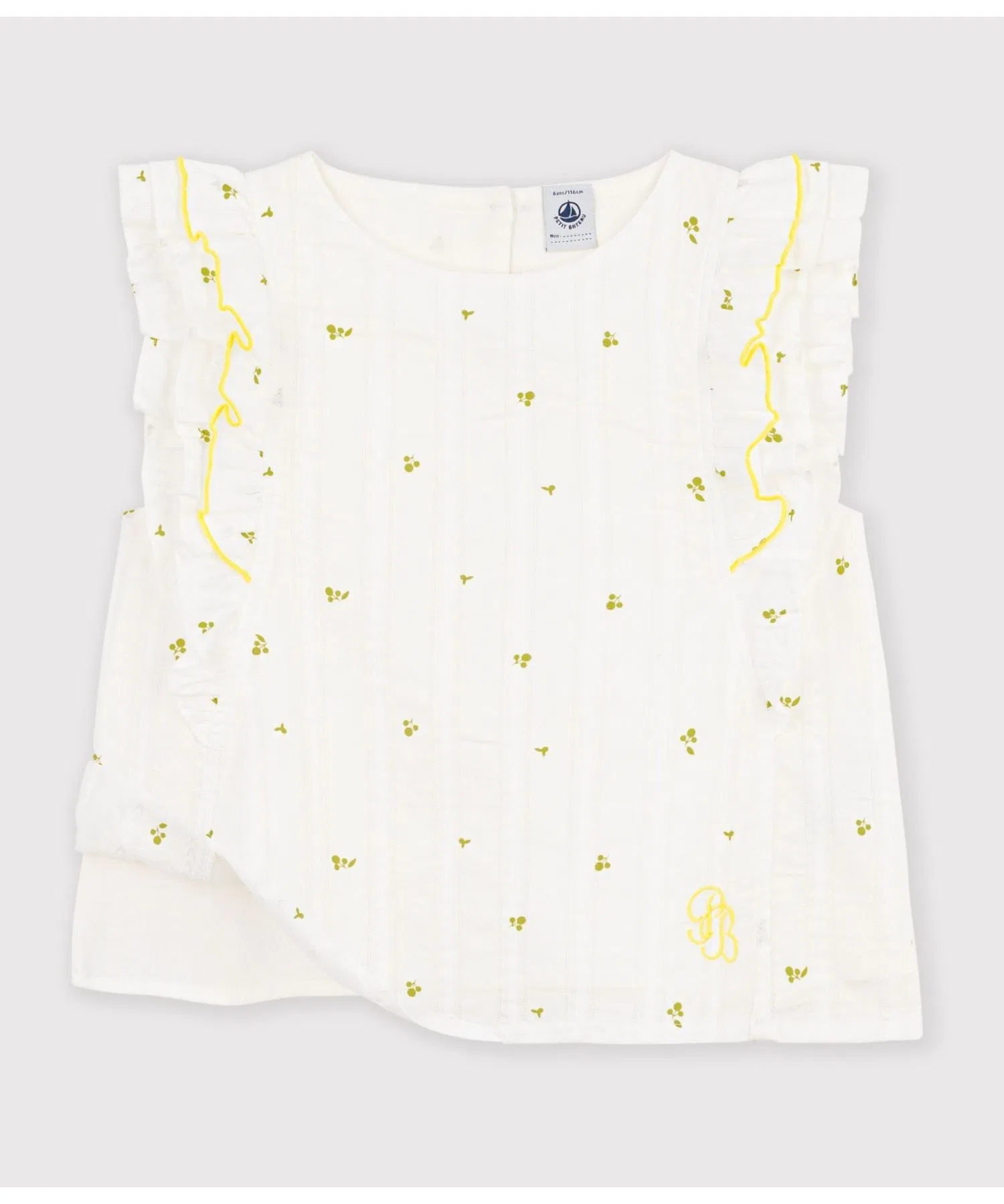 Детская блузка PETIT BATEAU с цветочным принтом — фото 2