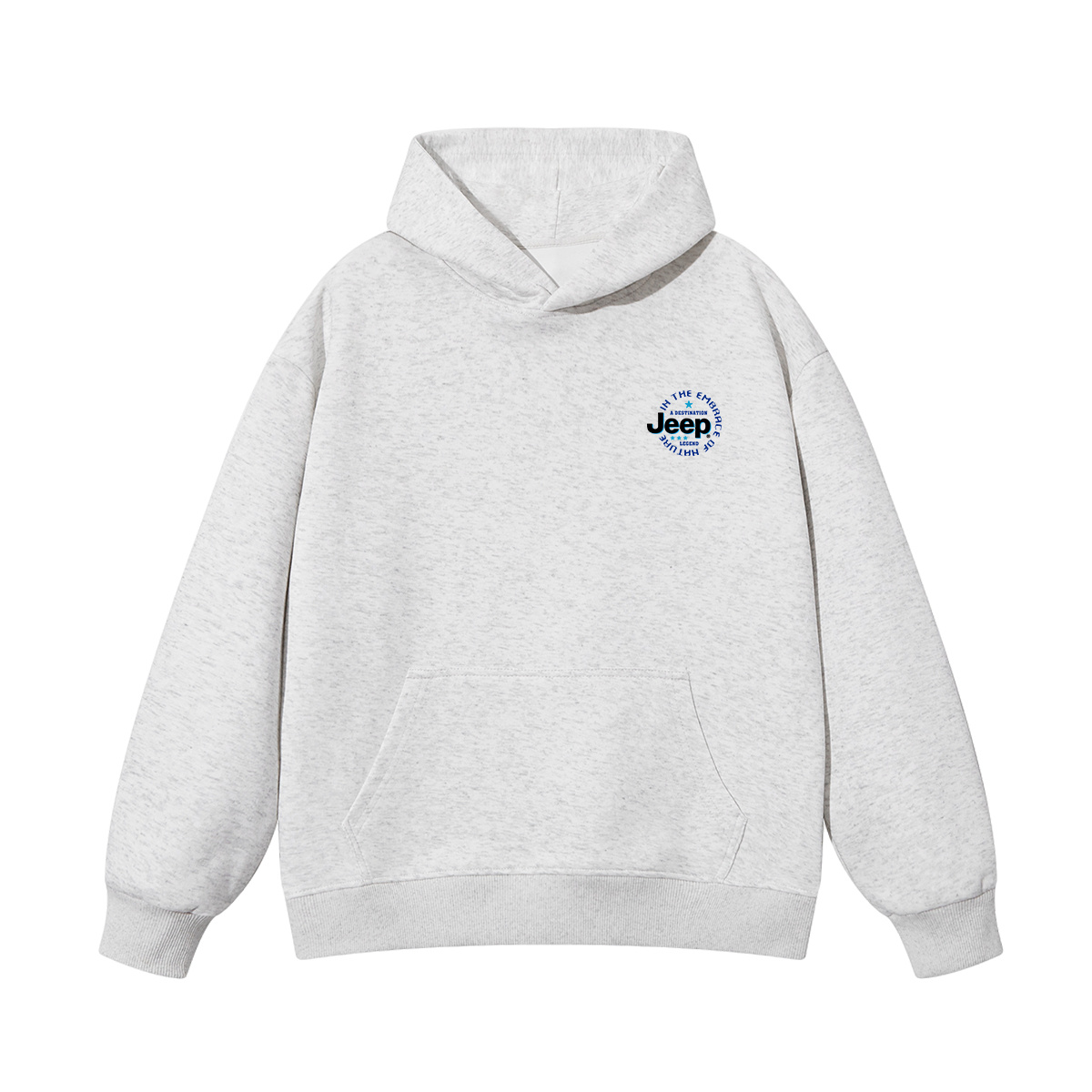 

Свитшот школьный Jeep, цвет хиттер грей