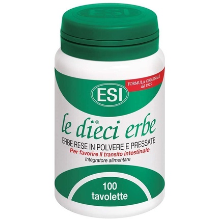 

Десять трав 100 таблеток 40 г/10 - Le Diece Erbe 100 таблеток Esi