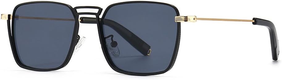 

Модные винтажные солнцезащитные очки для мужчин и женщин, роскошные, для путешествий и вождения, в маленькой оправе, солнцезащитные очки с защитой от УФ-излучения UV400 HVTVTLA, Black