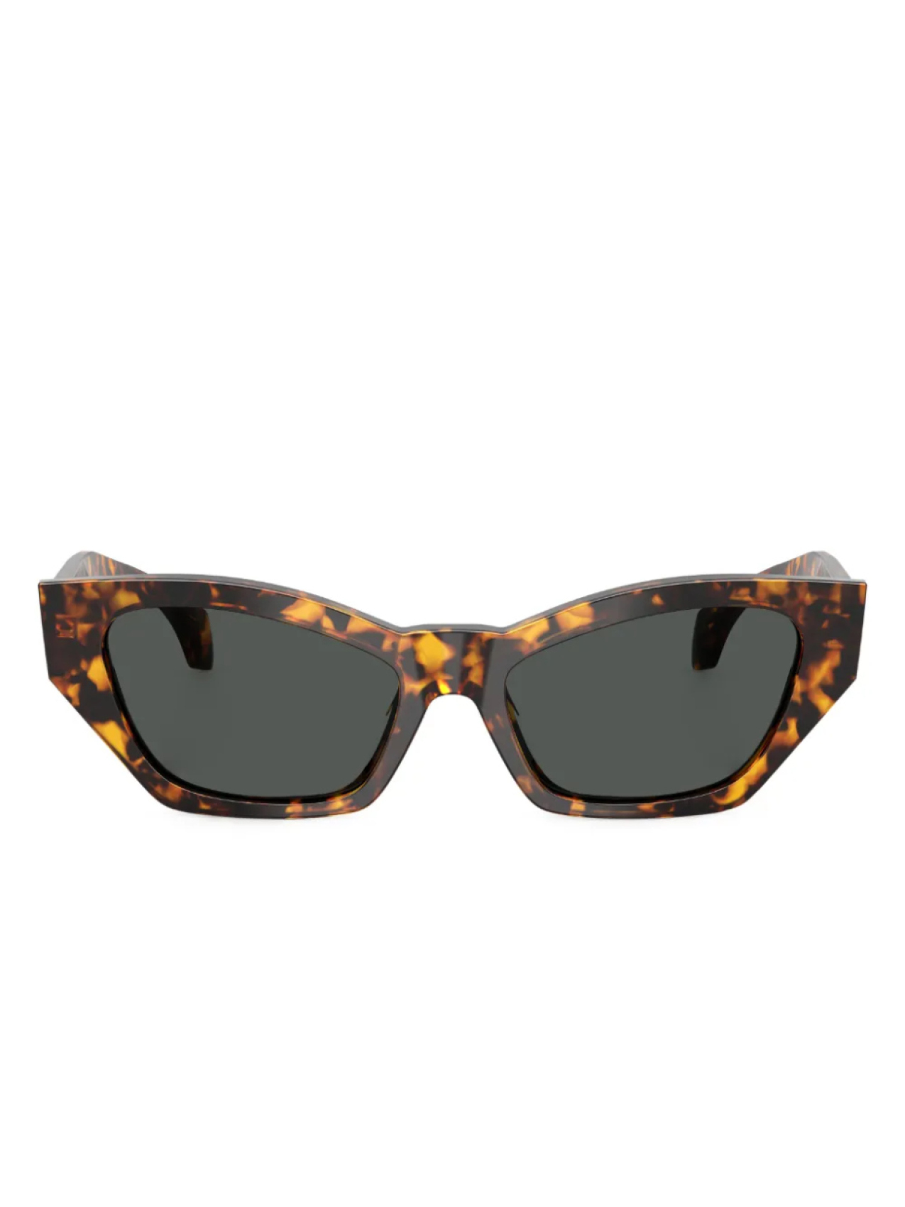 

Versace Eyewear солнцезащитные очки в оправе 'кошачий глаз', коричневый