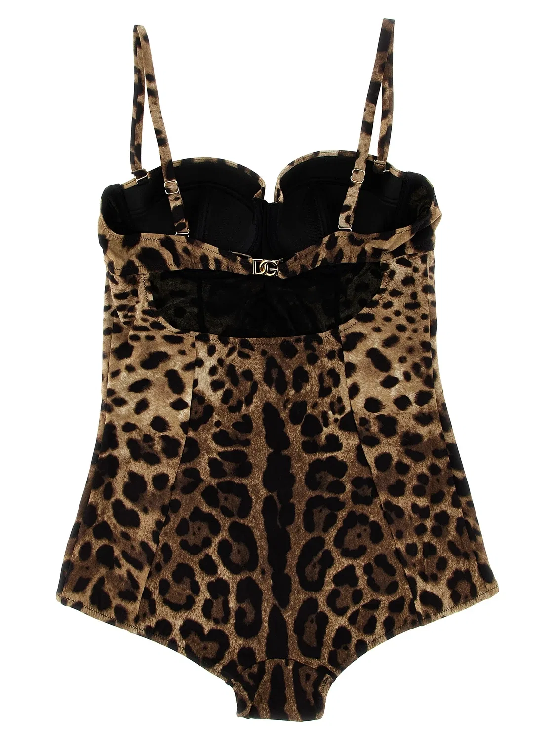 Слитный купальник 'Leopardo' DOLCE & GABBANA, коричневый — фото 2