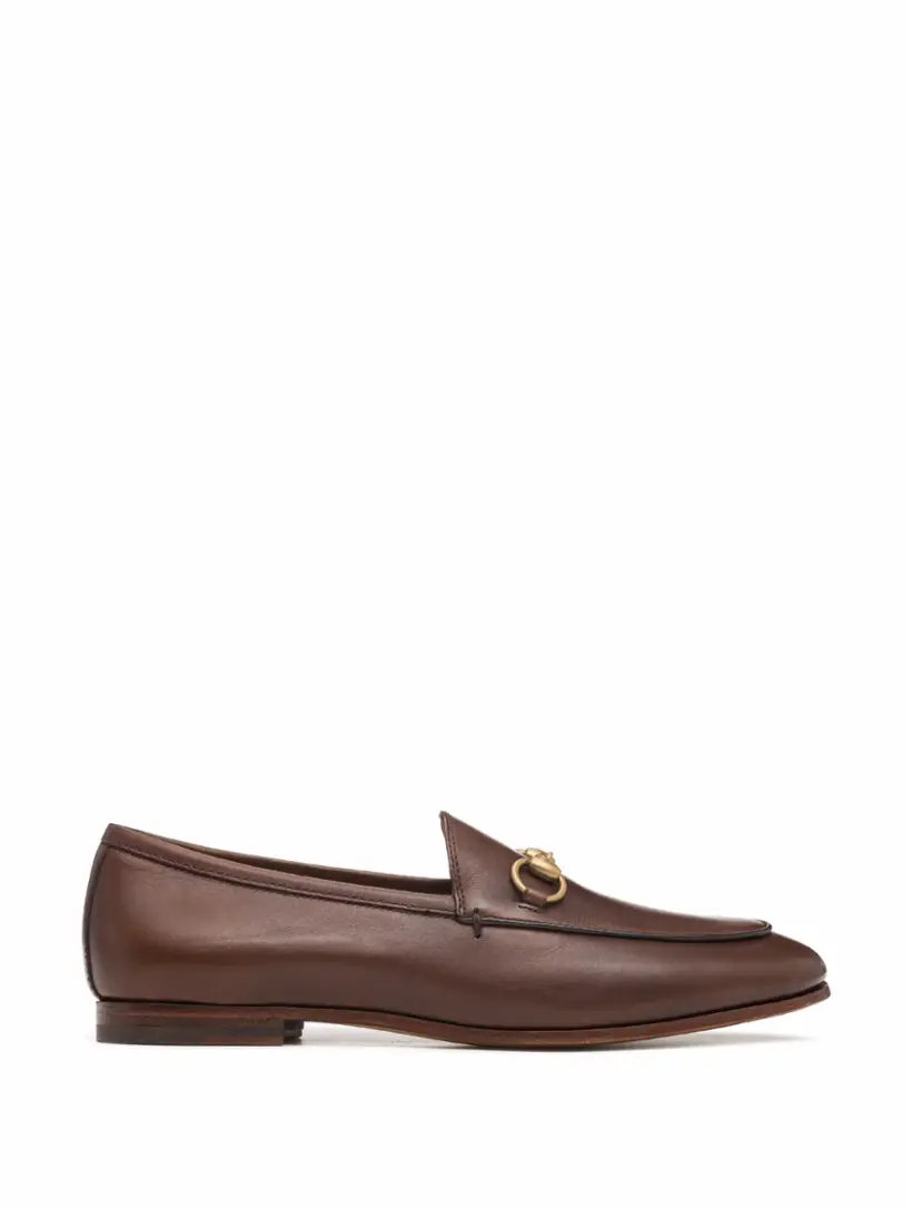 

Кожаные лоферы Jordaan Gucci, коричневый