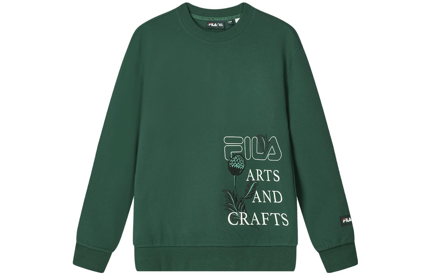 

FILA Толстовка V&A HERITAGE для мужчин Night Shadow Green