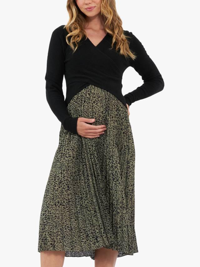 

Плиссированная юбка для беременных Cleo Ripe, Khaki