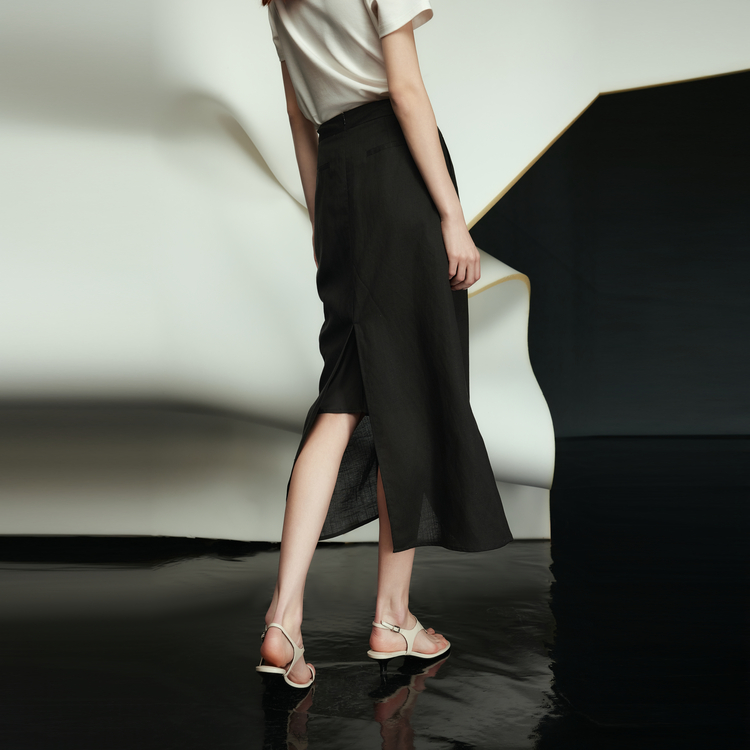 

Повседневная короткая юбка женская ELLE, черный