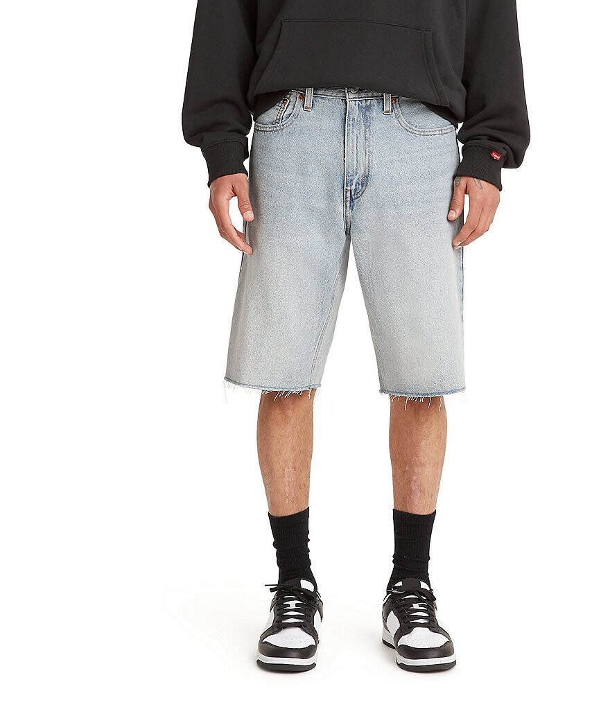 

Levi's Big & Tall 469 Loose Fit 12Джинсовые шорты с внутренним швом, синий