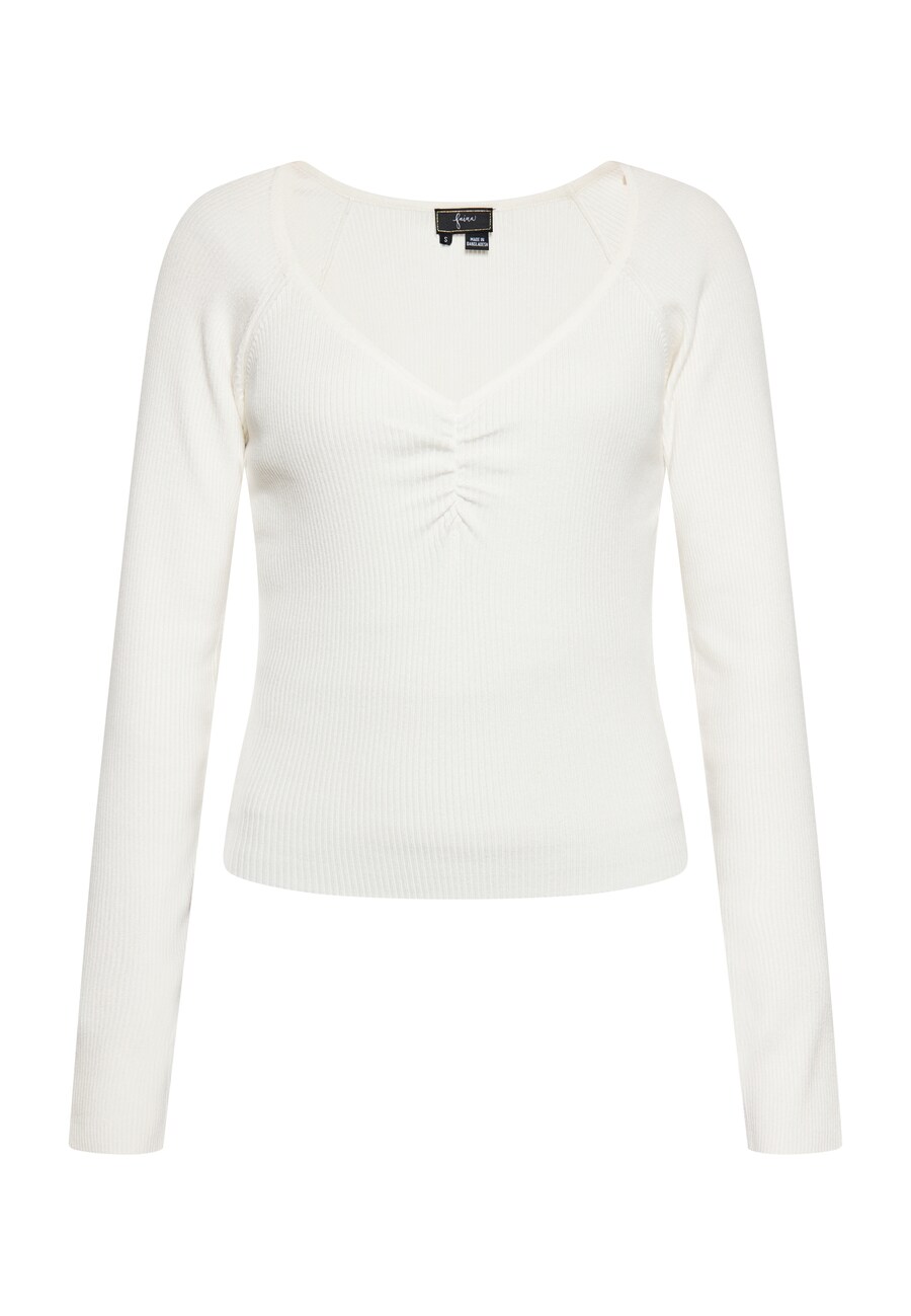 

Тонкий вязаный свитер faina Sweater, белый