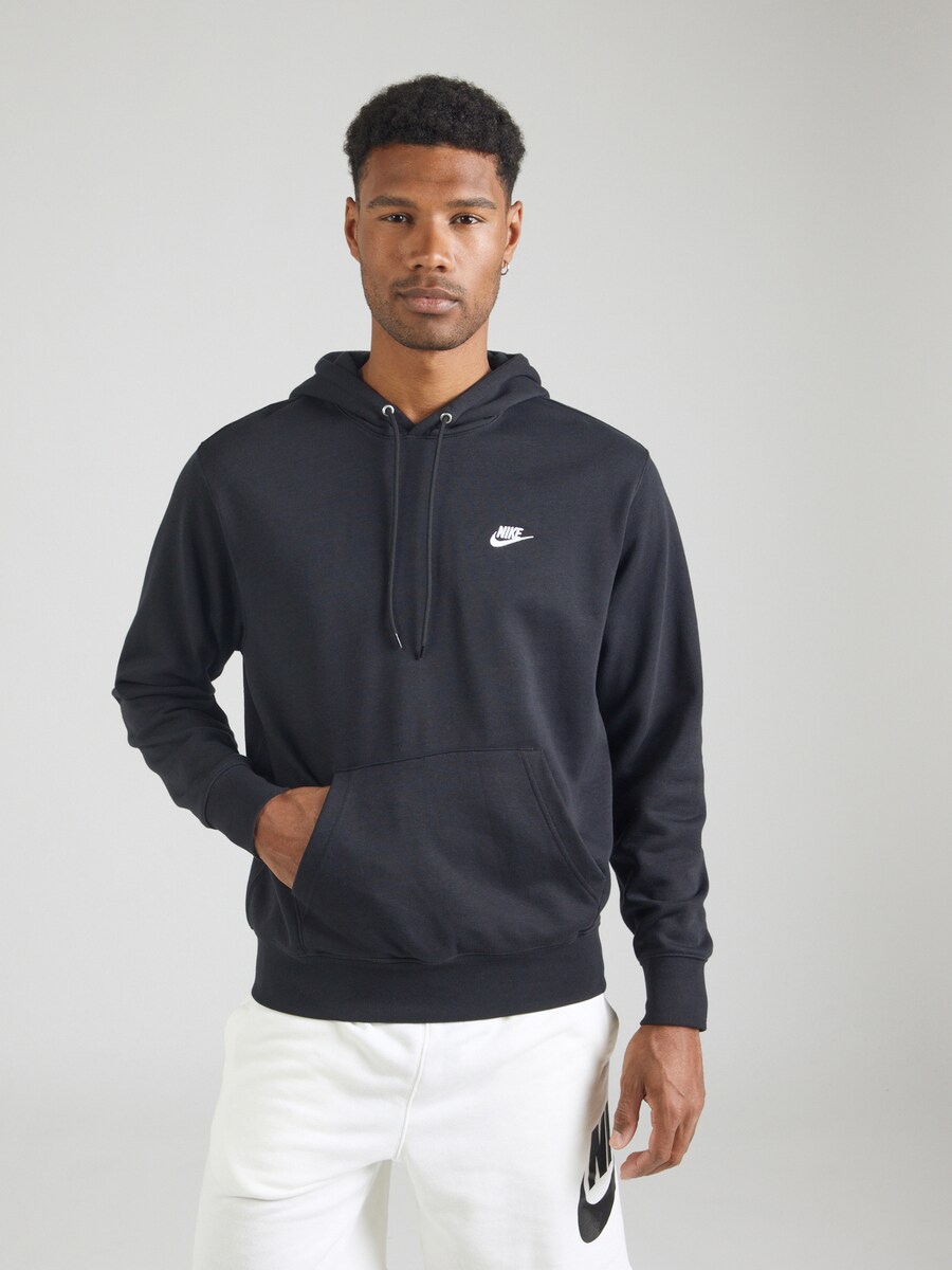 Толстовка Nike Sportswear Club Fleece, черный — фото 2